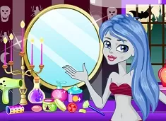 Monster High Games, Ghoulia Yelps Hair Spa and Facial, Games-kids.com