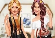 Celebrities Games, Gigi and Kendall Fashionistas, Games-kids.com