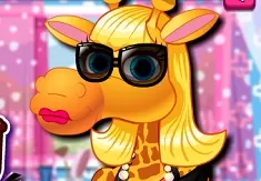 Makeover  Games, Giraffe Beauty Makeover, Games-kids.com