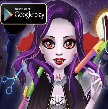 Girl Games, Girl Monster Hairstyle, Games-kids.com