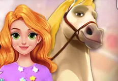 Rapunzel Games, Girls Fix It Blonde Princess Tower Deco, Games-kids.com