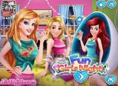 Princess Games, Girls Fun Night, Games-kids.com