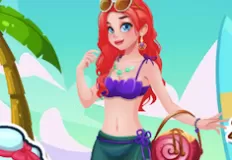 Girl Games, Girly at Beach, Games-kids.com