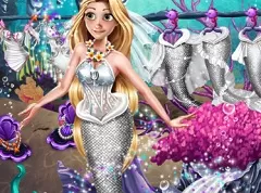 Rapunzel Games, Glamorous Mermaid Wedding, Games-kids.com