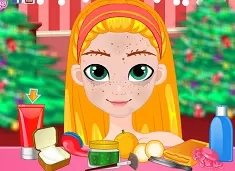 Girl Games, Glitter Christmas Elf Makeover, Games-kids.com