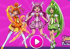 glitter force games dress up