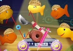 Goldfish Fun Games, Goldfish Fun Catapult Chaos, Games-kids.com