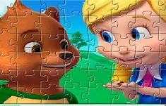 Goldie and Bear Games, Goldie and Bear Characters Puzzle, Games-kids.com