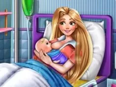 Rapunzel Games, Goldie Princess Mommy Birth, Games-kids.com