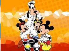 Mickey Mouse Clubhouse Games, Goofy and Friends Painters Puzzle, Games-kids.com