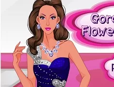 Girl Games, Gorgeous Flower Gowns, Games-kids.com