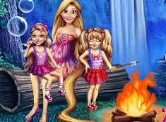 Rapunzel Games, Gorgeous Twins Spring Camp, Games-kids.com