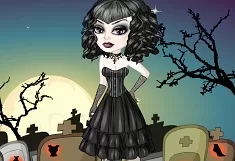 Girl Games, Gothic Girl Lace Dress Up, Games-kids.com