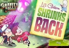 Gravity Falls Games, Gravity Falls Lil Gideon Shrink Back, Games-kids.com