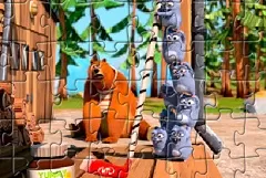 Grizzy and the Lemmings Games, Grizzly and the Lemmings Puzzle, Games-kids.com