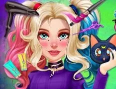 DC Superhero Girls Games, Hailey Fabulours Challenge Hairstyle, Games-kids.com