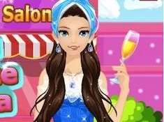 Hairstyle games, Hair Salon Brunette Diva, Games-kids.com