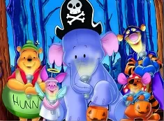 Winnie the Pooh Games, Halloween Puzzle with Winnie, Games-kids.com