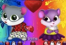 Animal Games, Hamsters in Love, Games-kids.com