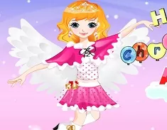 Girl Games, Happy Christmas Angel, Games-kids.com