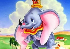 Animal Games, Happy Dumbo Puzzle, Games-kids.com