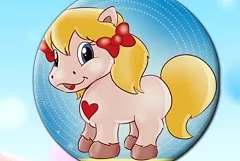 Pony Games, Happy Hearts Puzzle, Games-kids.com