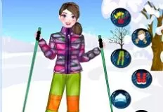 Girl Games, Happy Ski Girl, Games-kids.com