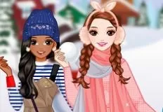 Girl Games, Happy Winter Holiday, Games-kids.com