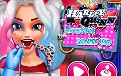 DC Superhero Girls Games, Harley Quinn Dentist and Makeup, Games-kids.com