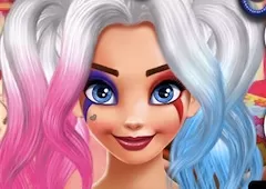 DC Superhero Girls Games, Harley Quinn Face Care and Make Up, Games-kids.com