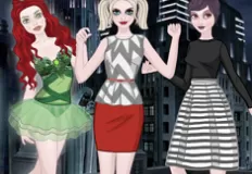 Dress Up Games, Harley Quinn & Frends, Games-kids.com