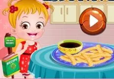 Baby Hazel Games, Hazel and Mom Recipes Churros, Games-kids.com