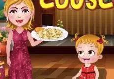 Baby Hazel Games, Hazel and Mom Recipes Couscous, Games-kids.com