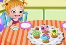 Baby Hazel Games, Hazel and Mom Recipes Cupcakes, Games-kids.com