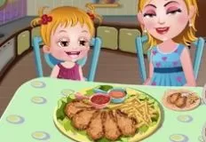 Baby Hazel Games, Hazel and Mom Recipes Fried Chicken, Games-kids.com