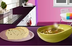 Cooking Games, Healthy Bean Soup with Kale, Games-kids.com