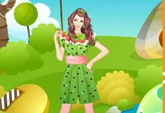 Dress Up Games, Helen Watermelon Princess Show, Games-kids.com