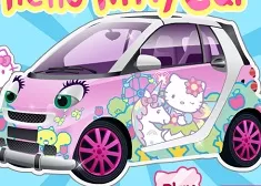 Hello Kitty Games, Hello Kitty Car, Games-kids.com