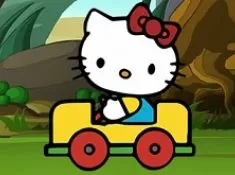 Hello Kitty Games, Hello Kitty Car Puzzle, Games-kids.com