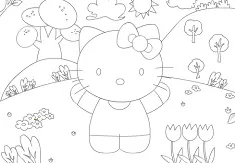 Hello Kitty Games, Hello Kitty Coloring, Games-kids.com