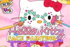 Hello Kitty Games, Hello kitty Face Painting, Games-kids.com