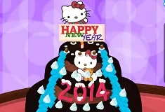 Hello Kitty Games, Hello Kitty New Year Cake Decor, Games-kids.com