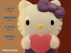 Hello Kitty Games, Hello Kitty Pink Heart, Games-kids.com