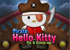 Hello Kitty Games, Hello Kitty Pirate, Games-kids.com