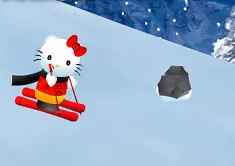 Hello Kitty Games, Hello Kitty Skiing, Games-kids.com