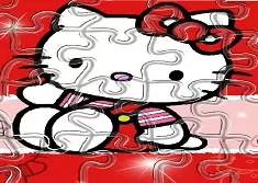 Hello Kitty Games, Hello Kitty Sweet Puzzle, Games-kids.com