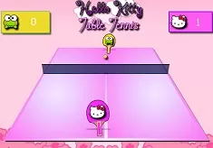 Hello Kitty Games, Hello Kitty Table Tennis, Games-kids.com