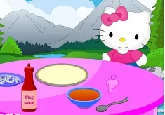 Hello Kitty Games, Hello Kitty Touchdown Pizza, Games-kids.com