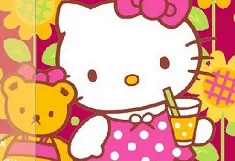 Hello Kitty Games, Hello Kitty with Teddy Bear, Games-kids.com