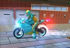 Racing Games, Hero Stunt Spider Bike Simulator 3D, Games-kids.com